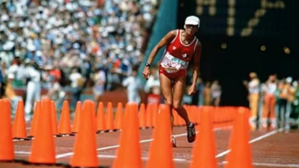 Gabriele Andersen - Maratona - Jogos Olímpicos de Los Angeles