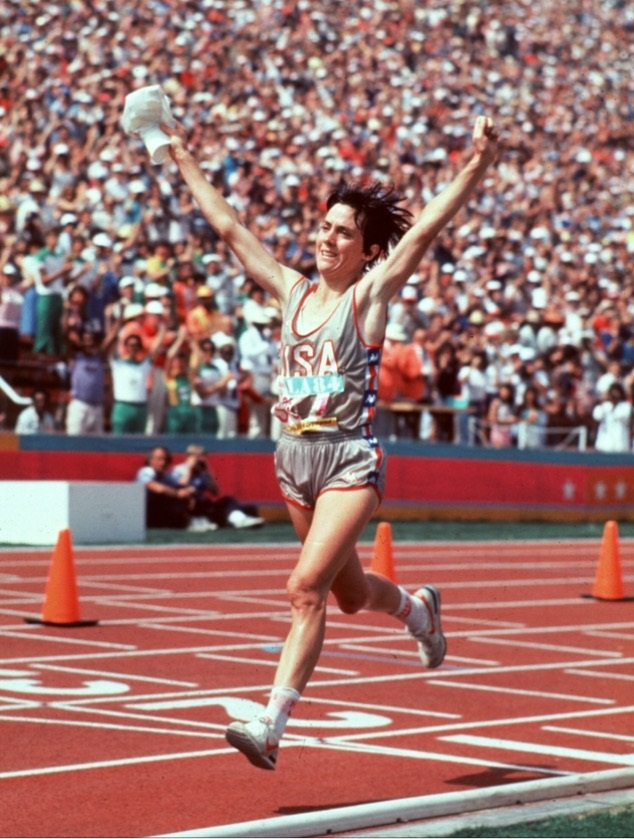 Foto: Tony Duffy/Allsport - Joan Benoit - Jogos Olímpicos - Los Angeles 1984 - Estados Unidos